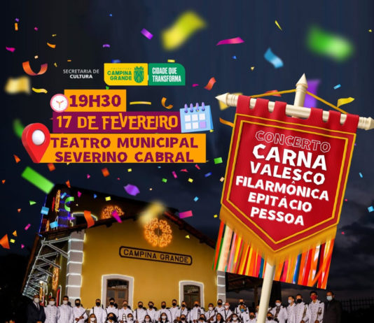 Filarmônica Epitácio Pessoa realizará concerto carnavalesco no Teatro Municipal