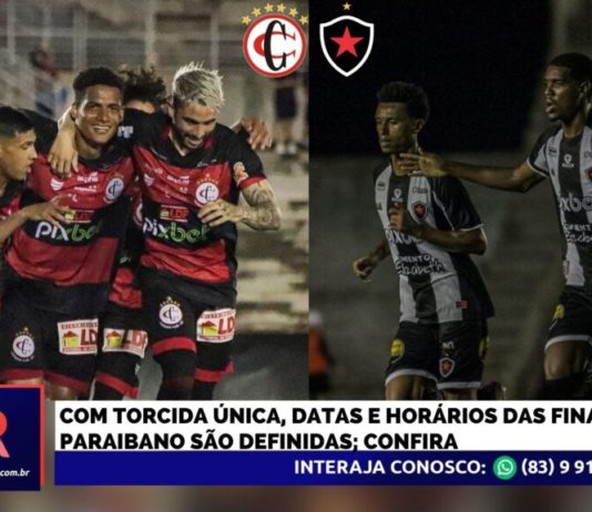 Com torcida única, datas e horários das finais do Paraibano são definidas; confira