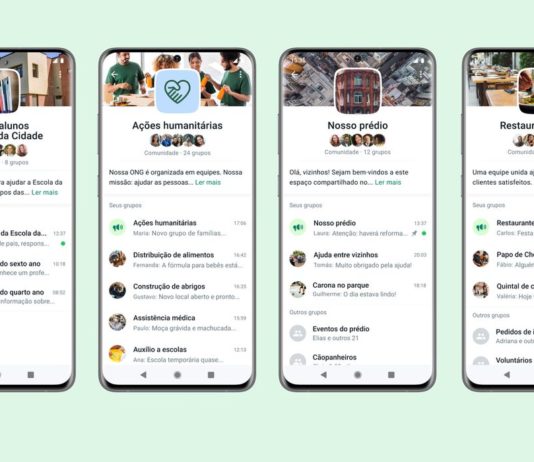 Whatsapp anuncia recurso de comunidades com vários usuários. A funcionalidade será disponibilizada após as eleições