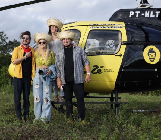 Zé Delivery surpreende dupla que perdeu ônibus no feriado com viagem de helicóptero para curtir o São João em Campina Grande
