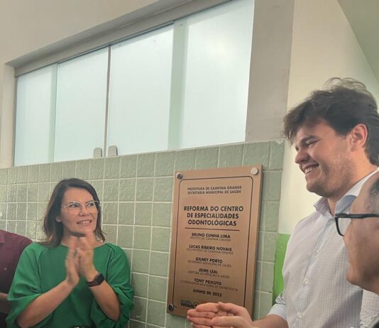Vereadora Fabiana Gomes acompanha entrega das Obras de Reforma e Ampliação do Centro de Especialidades Odontológicas – CEO do catolé, em CG.