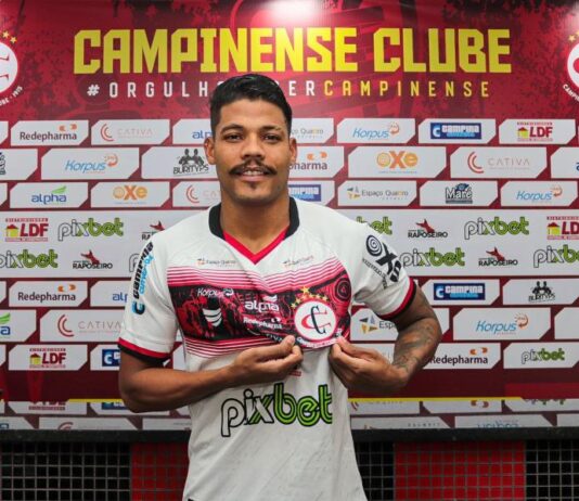 NOVA CARA: Campinense acerta com o atacante Willian Anicete