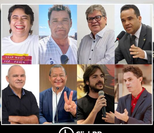 Pedro Cunha Lima terá o maior tempo no guia eleitoral, seguido de João Azevêdo e Veneziano; confira os tempos de cada candidato