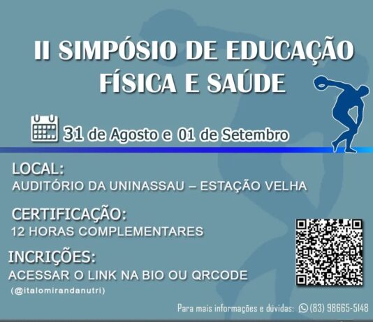 Faculdade particular promove Simpósio de Educação Física e Saúde