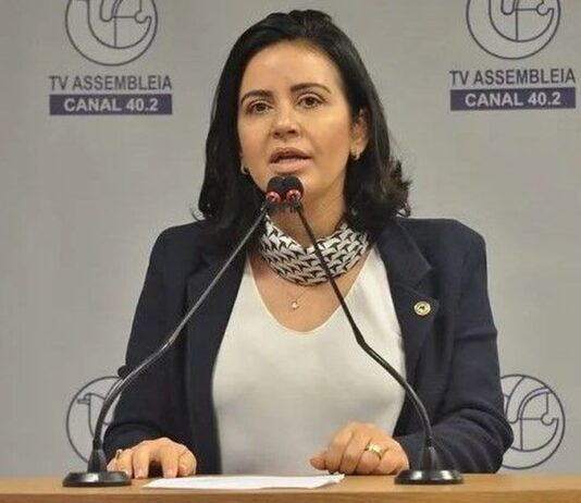 Filho da deputada Pollyanna Dutra já anuncia mãe como pré-candidata a senadora, nas redes sociais