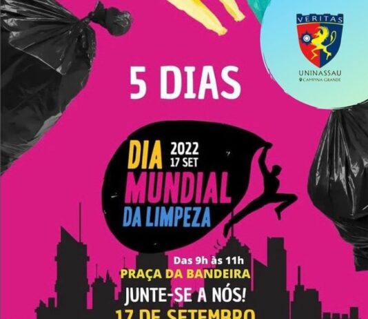 Centro Universitário promove mutirão de limpeza nas ruas de Campina Grande