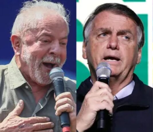 Ipec: Lula sobe para 46%, e Bolsonaro se mantém com 31%