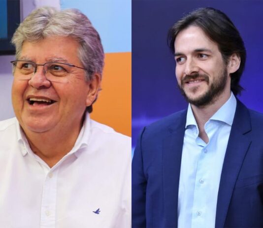 João Azevêdo é o mais votado para governador da Paraíba, com 39% dos votos, e disputará segundo turno com Pedro Cunha Lima