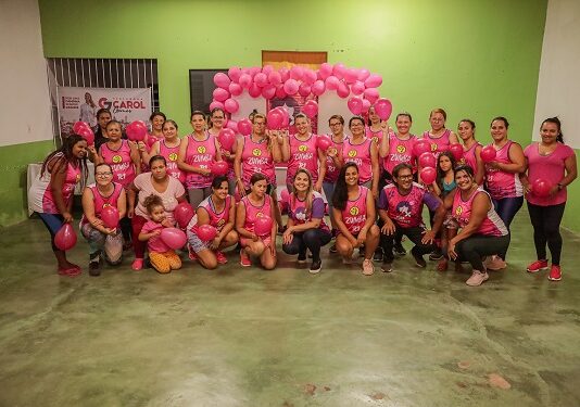 Outubro Rosa: Carol Gomes realizou ações do Projeto ‘Bora Mulheres’ em Campina Grande