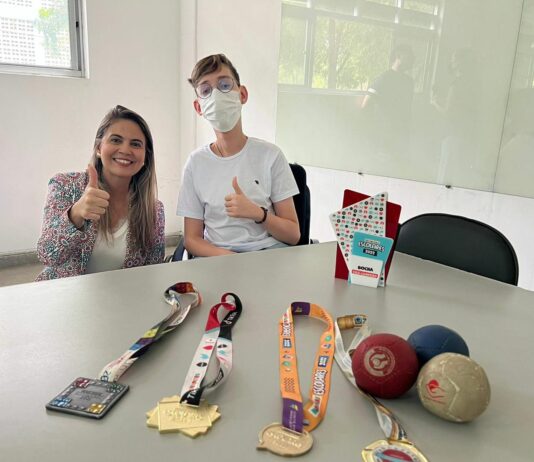 Inclusão: Carol Gomes participa de evento que celebra Dia Municipal da bocha paralímpica