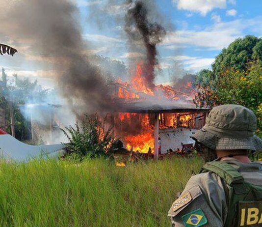 Operação do governo destrói avião e trator do garimpo em área yanomami. O objetivo é inviabilizar chegada de suprimentos aos garimpeiros