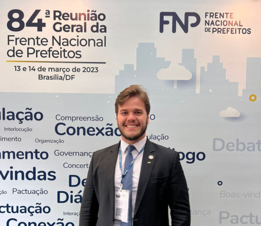 Bruno é reeleito vice-presidente da Frente Nacional de Prefeitos