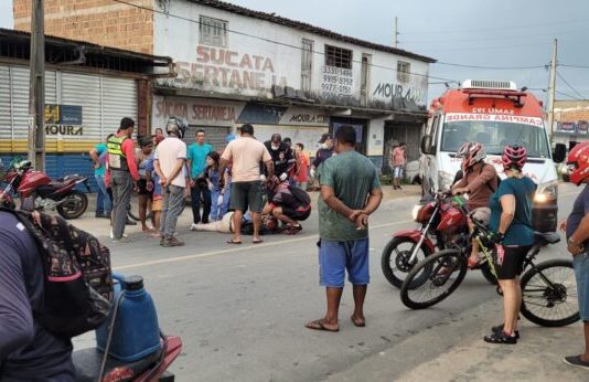 Industriário morre em acidente de moto no Distrito dos Mecânicos em Campina Grande