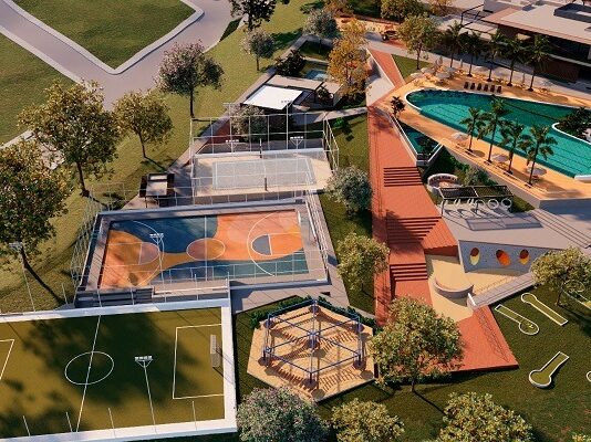 Naçõesville Residence alia localização estratégica e infraestrutura diferenciada