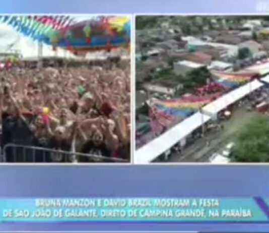 São João: Distrito de Galante vive dia histórico com transmissão ao vivo para todo o Brasil pelo Domingo Legal, do SBT