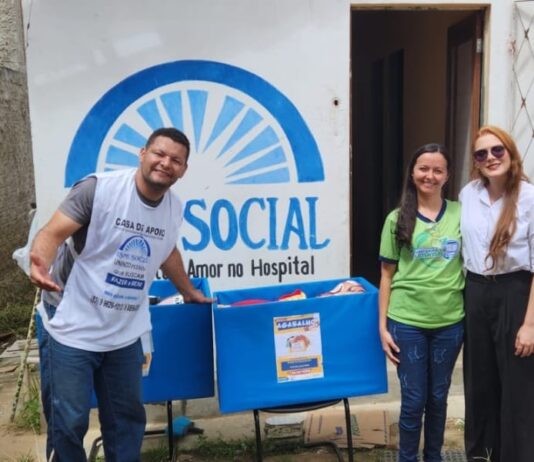 Campanha do consórcio Santa Maria arrecadou agasalhos para instituição social