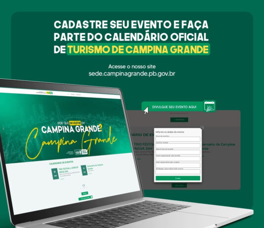 Prefeitura de Campina Grande convida produtores para cadastrarem seus eventos no calendário oficial de turismo