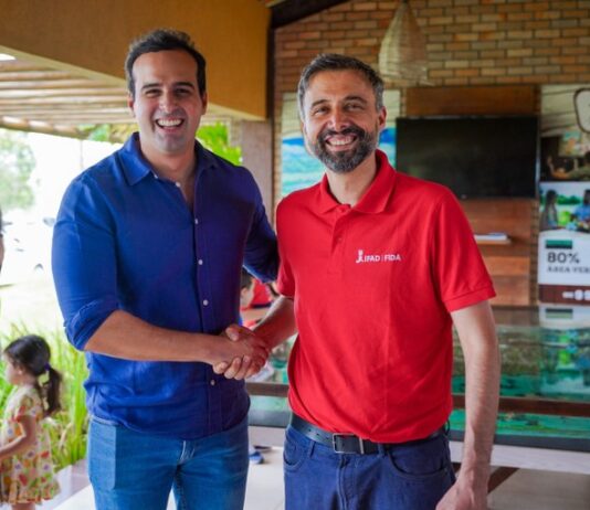 Governador em exercício recebe presidente do Fida em visita oficial à Paraíba