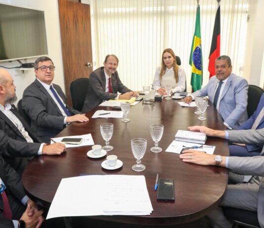 BRASÍLIA: Daniella Ribeiro recebe presidente interino da Funasa A senadora recebeu informações sobre o andamento dos trabalhos de reestruturação do órgão