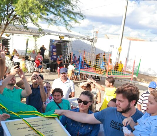 PARCERIA: Prefeitura entrega praça do Conjunto Raymundo Suassuna e melhora a qualidade de vida da população