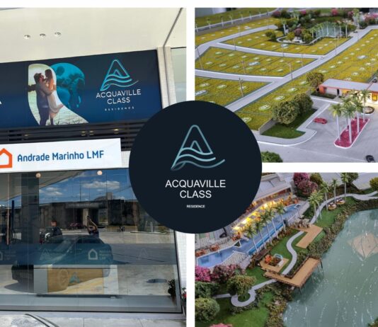 Andrade Marinho LMF inaugura loja do “Acquaville Class Residence”
