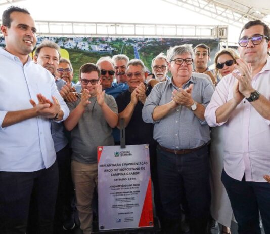 João Azevêdo inaugura Arco Metropolitano de Campina Grande e destaca importância da obra para a economia e mobilidade urbana