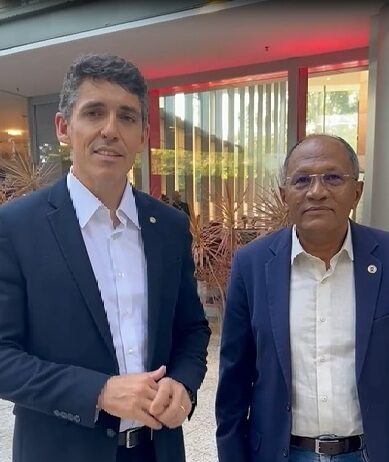 Em São Paulo, Marinaldo faz visita de cortesia ao presidente da Alpargatas