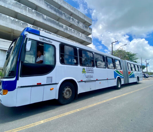 Ônibus articulado: veículos com maior capacidade de passageiros vão oferecer agilidade em Campina Grande