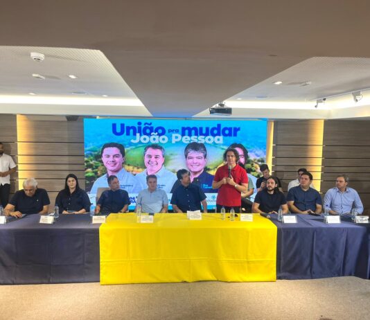 Veneziano anuncia apoio à pré-candidatura de Ruy a prefeito de João Pessoa e ao lado de Efraim Filho destaca “coerência e união” do grupo