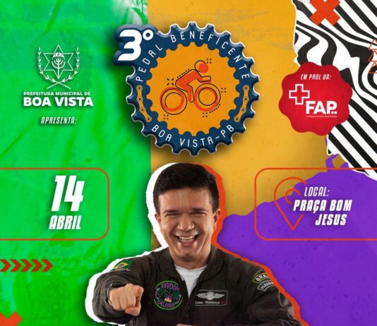 Prefeitura de Boa Vista divulga programação do Pedal Beneficente do próximo domingo, 14