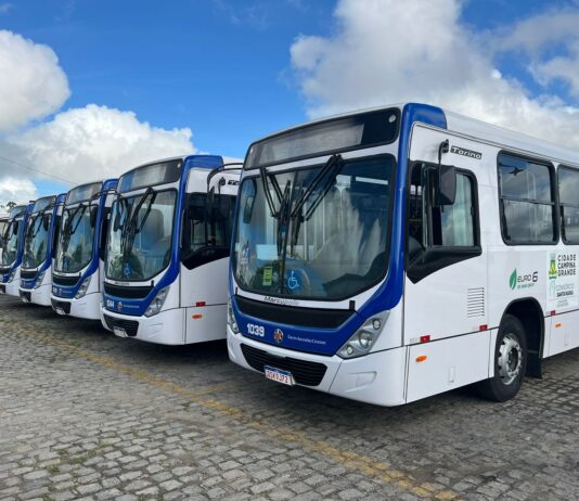 Mais cinco ônibus novos entram em circulação em Campina Grande. São 30 desde o ano passado