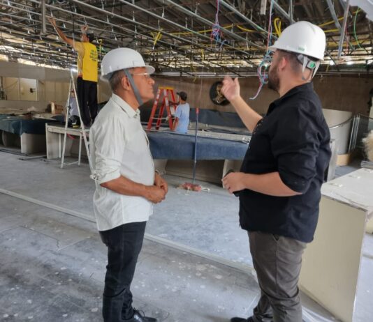 Marinaldo Cardoso apresenta a imprensa campinense as obras realizadas na CMCG