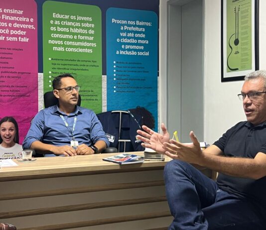 Presidente da CDL Campina Grande se reúne com gerente do Procon Municipal para esclarecimentos sobre Black Friday