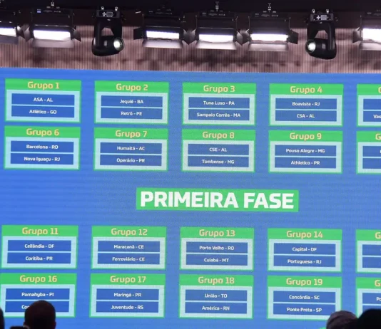 Definidos os jogos da 1ª fase da Copa do Brasil masculina de futebol Premiação aos clubes será superior a R$ 500 mi ao longo do torneio.