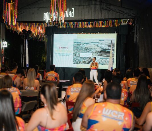 Em clima de Carnaval: Wanderley Construções faz lançamento do Vila Jardins para corretores de imóveis