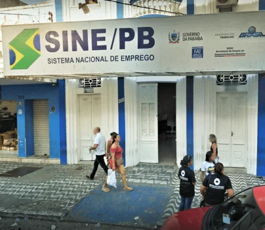 Sine-PB oferta mais de 800 vagas de emprego em 13 municípios paraibanos