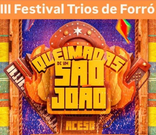Prefeitura de Queimadas abre inscrições para 3° Festival de Trios de ForróForam abertas nesta segunda-feira, 24, e prosseguem até 18 de abril, as inscrições para o 3° Festival de Trios de Forró, concurso de trios de forró promovido pela Prefeitura de Queimadas, com o objetivo de estimular e incentivar novos talentos, bem como promover a valorização dos trios de forró, que representam o que há de mais autêntico nos festejos juninos. O concurso é uma iniciativa da Secretaria de Cultura, Turismo, Esporte, Lazer e Juventude. As inscrições podem ser realizadas presencialmente, na própria Secretaria, localizada na rua Joaquim Barbosa, 3078, Centro de Queimadas; ou on-line, no link https://forms.gle/yugtMzzu3Q3dDrGZA . Neste endereço, os interessados também terão acesso ao regulamento. O Festival será realizado em quatro etapas, sendo duas eliminatórias, uma semifinal e a final; nos dias 03, 10, 17 e 24 de maio, na Praça de Alimentação do Novo Mercado Público de Queimadas, com a participação de toda a população da cidade e municípios vizinhos. O evento já se tornou tradição e marca a abertura dos festejos juninos de Queimadas. O concurso é destinado exclusivamente a trios de forró, sendo uma das exigências para participação, a utilização, apenas, de sanfona, triângulo e zabumba. Podem se inscrever trios de qualquer cidade, desde que preencha os requisitos exigidos no regulamento. A relação dos trios inscritos será divulgada no dia 25 de abril. Dez trios irão para a grande final, no dia 24 de maio e os cinco primeiros colocados receberão premiação em dinheiro e troféu de participação. O primeiro colocado receberá uma premiação de R$ 6.500,00. O Festival é coordenado pelo sanfoneiro e maestro Edgley Miguel e terá na comissão julgadora especialistas reconhecidos no meio musical e artístico do Estado. Mais informações podem ser obtidas no link de inscrição ou com o próprio coordenador, por meio do telefone (83) 98832-6284.Foram abertas nesta segunda-feira, 24, e prosseguem até 18 de abril, as inscrições para o 3° Festival de Trios de Forró, concurso de trios de forró promovido pela Prefeitura de Queimadas, com o objetivo de estimular e incentivar novos talentos, bem como promover a valorização dos trios de forró, que representam o que há de mais autêntico nos festejos juninos. O concurso é uma iniciativa da Secretaria de Cultura, Turismo, Esporte, Lazer e Juventude. As inscrições podem ser realizadas presencialmente, na própria Secretaria, localizada na rua Joaquim Barbosa, 3078, Centro de Queimadas; ou on-line, no link https://forms.gle/yugtMzzu3Q3dDrGZA . Neste endereço, os interessados também terão acesso ao regulamento. O Festival será realizado em quatro etapas, sendo duas eliminatórias, uma semifinal e a final; nos dias 03, 10, 17 e 24 de maio, na Praça de Alimentação do Novo Mercado Público de Queimadas, com a participação de toda a população da cidade e municípios vizinhos. O evento já se tornou tradição e marca a abertura dos festejos juninos de Queimadas. O concurso é destinado exclusivamente a trios de forró, sendo uma das exigências para participação, a utilização, apenas, de sanfona, triângulo e zabumba. Podem se inscrever trios de qualquer cidade, desde que preencha os requisitos exigidos no regulamento. A relação dos trios inscritos será divulgada no dia 25 de abril. Dez trios irão para a grande final, no dia 24 de maio e os cinco primeiros colocados receberão premiação em dinheiro e troféu de participação. O primeiro colocado receberá uma premiação de R$ 6.500,00. O Festival é coordenado pelo sanfoneiro e maestro Edgley Miguel e terá na comissão julgadora especialistas reconhecidos no meio musical e artístico do Estado. Mais informações podem ser obtidas no link de inscrição ou com o próprio coordenador, por meio do telefone (83) 98832-6284.Foram abertas nesta segunda-feira, 24, e prosseguem até 18 de abril, as inscrições para o 3° Festival de Trios de Forró, concurso de trios de forró promovido pela Prefeitura de Queimadas, com o objetivo de estimular e incentivar novos talentos, bem como promover a valorização dos trios de forró, que representam o que há de mais autêntico nos festejos juninos. O concurso é uma iniciativa da Secretaria de Cultura, Turismo, Esporte, Lazer e Juventude. As inscrições podem ser realizadas presencialmente, na própria Secretaria, localizada na rua Joaquim Barbosa, 3078, Centro de Queimadas; ou on-line, no link https://forms.gle/yugtMzzu3Q3dDrGZA . Neste endereço, os interessados também terão acesso ao regulamento. O Festival será realizado em quatro etapas, sendo duas eliminatórias, uma semifinal e a final; nos dias 03, 10, 17 e 24 de maio, na Praça de Alimentação do Novo Mercado Público de Queimadas, com a participação de toda a população da cidade e municípios vizinhos. O evento já se tornou tradição e marca a abertura dos festejos juninos de Queimadas. O concurso é destinado exclusivamente a trios de forró, sendo uma das exigências para participação, a utilização, apenas, de sanfona, triângulo e zabumba. Podem se inscrever trios de qualquer cidade, desde que preencha os requisitos exigidos no regulamento. A relação dos trios inscritos será divulgada no dia 25 de abril. Dez trios irão para a grande final, no dia 24 de maio e os cinco primeiros colocados receberão premiação em dinheiro e troféu de participação. O primeiro colocado receberá uma premiação de R$ 6.500,00. O Festival é coordenado pelo sanfoneiro e maestro Edgley Miguel e terá na comissão julgadora especialistas reconhecidos no meio musical e artístico do Estado. Mais informações podem ser obtidas no link de inscrição ou com o próprio coordenador, por meio do telefone (83) 98832-6284.