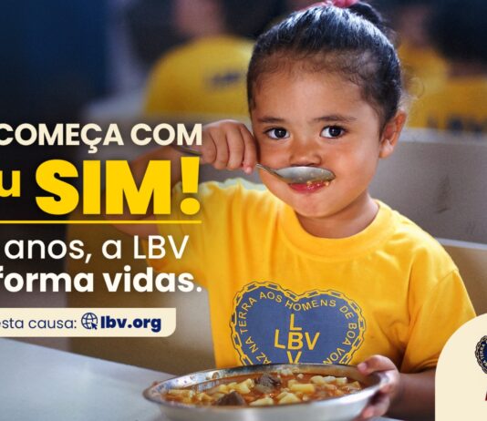O seu SIM alimenta, aquece e transforma vidas!