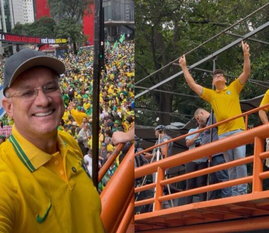 Sargento Neto participa de ato pela anistia em São Paulo: “Não vamos nos acovardar”