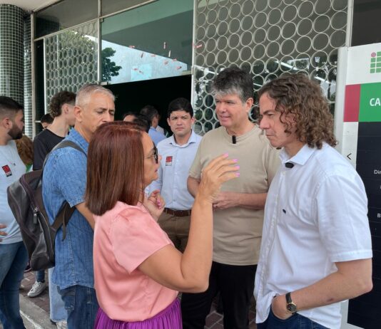 Ao lado de Ruy Carneiro, Veneziano constata necessidades no IFPB de João Pessoa e garante recursos