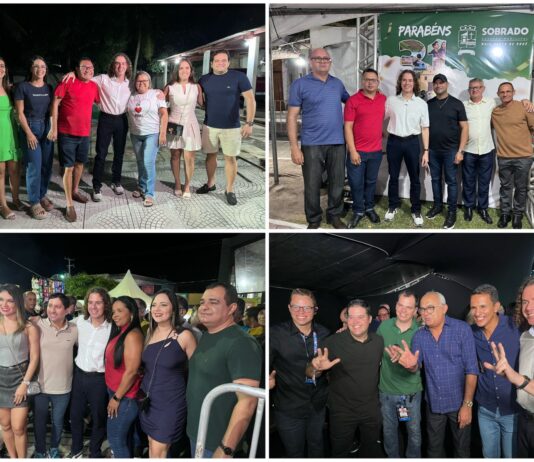 Veneziano participa de eventos e recebe reafirmação de apoios à sua reeleição em Mari, Sobrado, Cuité de Mamanguape e Pedras de Fogo