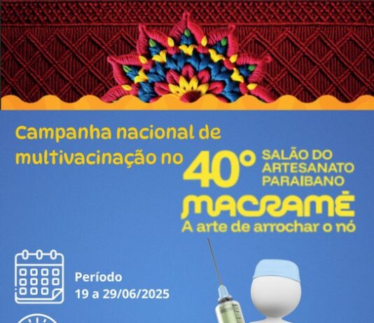 Vacinação e Procon-PB são alguns dos serviços oferecidos à população no Salão do Artesanato Paraibano