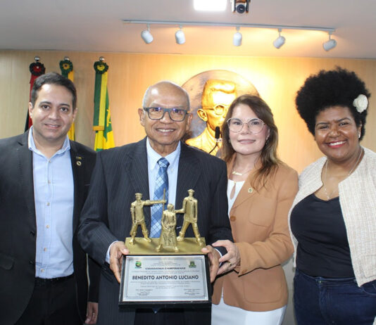 Câmara concede Título de Cidadania Campinense a Benedito Antonio Luciano