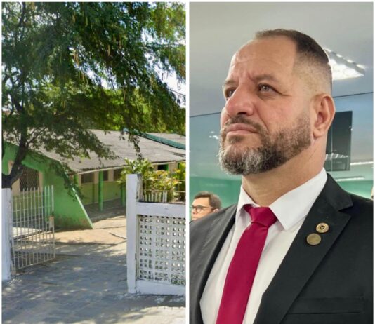 Vereador Sargento Wellington Cobra fiscaliza reforma da Policlínica das Malvinas, na zona oeste de Campina Grande