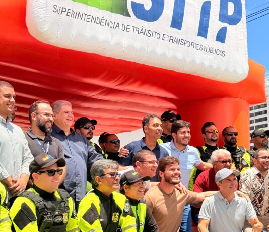 Vereador Dinho Papa-léguas prestigia entrega de novas viaturas e equipamentos de segurança para a STTP