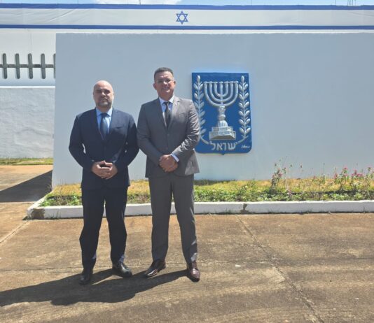 Sargento Neto visita Embaixada de Israel e confirma viagem ao país para tratar de gestão hídric