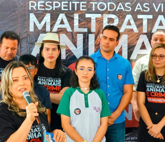 Waléria Assunção participa de campanha estadual e lança cartilha de combate aos maus-tratos contra animais