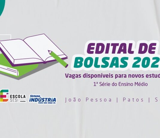 Prorrogadas as inscrições do processo seletivo de bolsas de estudo na Escola SESI da Paraíba