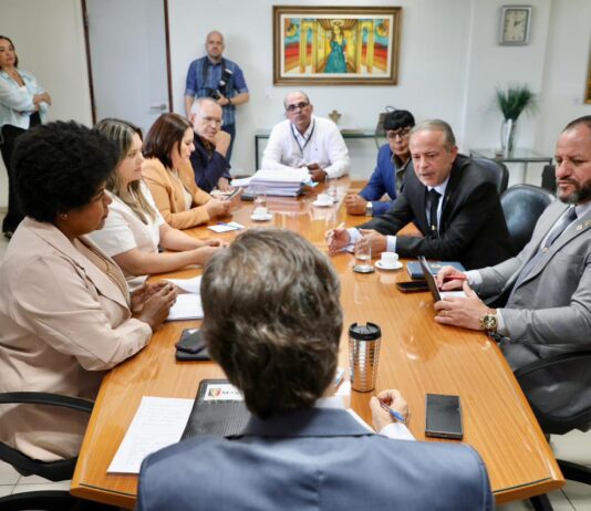 Vereadores da oposição de Campina Grande se reúnem com presidente do TCE em João Pessoa