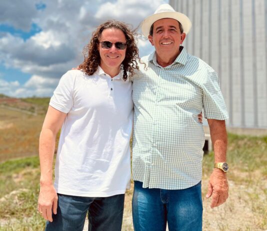 Veneziano visita obras em Itatuba, ao lado do prefeito Josmar: “a cidade nunca teve um senador tão atuante”